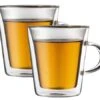 Verres Double Paroi BODUM - Canteen 2x20cl (avec Anse) -Meilleur Café Machines Magasin 2 bodum assam anse 20cl