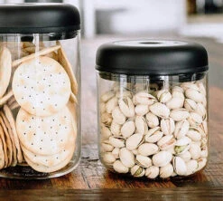 Boîte Conservatrice Avec Vide D'air Atmos En Verre 250 Gr - Fellow -Meilleur Café Machines Magasin 4 fellow boite vide air