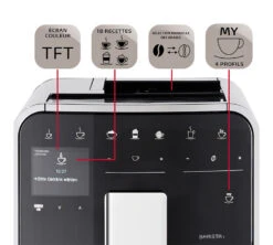 Melitta Barista T Smart Connectée Argent (sans Réservoir Lait) F831-101 24 Melitta Barista T Smart Connectée Argent (sans Réservoir Lait) F831-101 -Meilleur Café Machines Magasin 4 melitta barista t smart f831 101