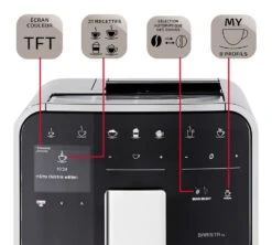 Melitta Barista TS Smart Connectée Argent F850-101 Garantie 3 Ans -Meilleur Café Machines Magasin 4 melitta barista ts smartconnecte argent f850 101