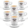 6 Tasses Et Sous Tasses à Café En Porcelaine - 6 Cl - PELLINI TOP 1 6 Tasses Et Sous Tasses à Café En Porcelaine - 6 Cl - PELLINI TOP -Meilleur Café Machines Magasin 6 tasses cafe pellini