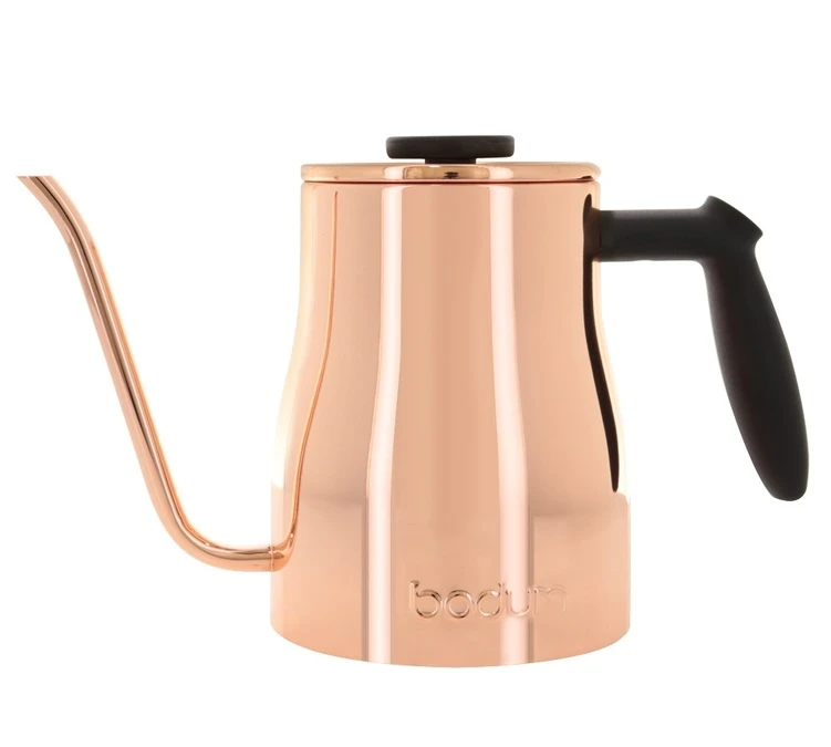 Bouilloire Traditionnelle Gooseneck - Inox Cuivré à Long Bec - 1L - BODUM 3 Bouilloire Traditionnelle Gooseneck - Inox Cuivré à Long Bec - 1L - BODUM