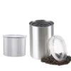 Lot 2 Boîtes Conservatrices Inox Argent Avec Vide D'air 500g Et 250g - Airscape -Meilleur Café Machines Magasin airscape 1