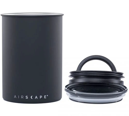 Boîte Conservatrice Inox Noir Brillant Avec Vide D'air 500g - Airscape 4 Boîte Conservatrice Inox Noir Brillant Avec Vide D'air 500g - Airscape – Image 2