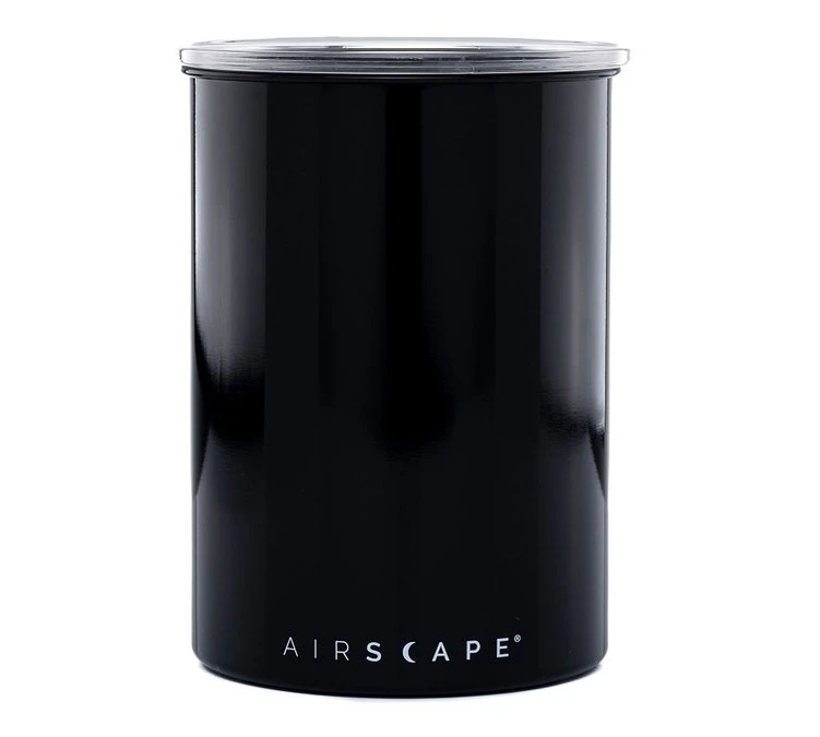 Boîte Conservatrice Inox Noir Brillant Avec Vide D'air 500g - Airscape 3 Boîte Conservatrice Inox Noir Brillant Avec Vide D'air 500g - Airscape