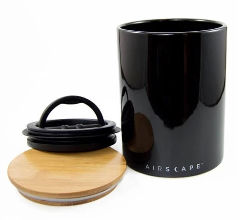 Boîte Conservatrice Céramique Noire Avec Vide D'air 500g - Airscape 4 Boîte Conservatrice Céramique Noire Avec Vide D'air 500g - Airscape – Image 2