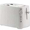 Grille-Pain électrique - 2 Fentes - Blanc Plissé- Alessi -Meilleur Café Machines Magasin alessi grille pain b1 1