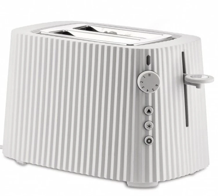 Grille-Pain électrique - 2 Fentes - Blanc Plissé- Alessi 3 Grille-Pain électrique - 2 Fentes - Blanc Plissé- Alessi