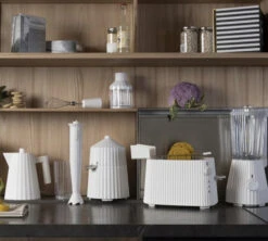 Set Petit Déjeuner Gamme Plissé Blanc ALESSI -Meilleur Café Machines Magasin alessi presse agrume plisseb4 3