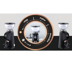 Moulin à Café FIORENZATO AllGround Chrome Effet Miroir Et Noir -Meilleur Café Machines Magasin allground reglages 1