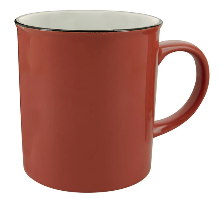 Mug Retro Rouge - 250ml - AOC 3 Mug Retro Rouge - 250ml - AOC