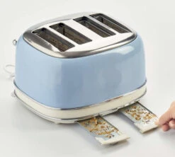 Grille Pain - Vintage 156 4 Slices Bleu- 00C015604AR0 - ARIETE -Meilleur Café Machines Magasin ariete 4 vintage bleu3