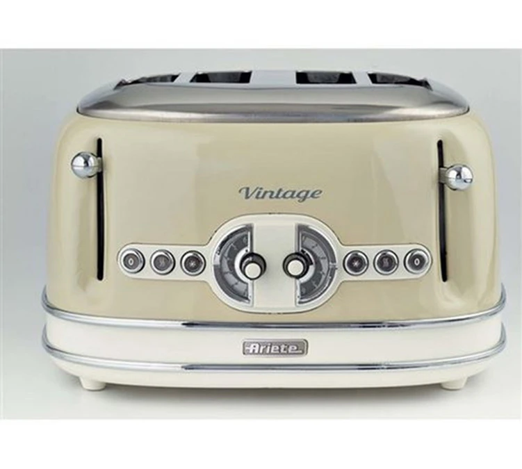 Grille Pain - Vintage 156 4 Fentes Beige - 00C015604AR0 - ARIETE 4 Grille Pain - Vintage 156 4 Fentes Beige - 00C015604AR0 - ARIETE – Image 2
