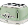Grille Pain - Vintage 156 4 Fentes Vert- 00C015604AR0 - ARIETE -Meilleur Café Machines Magasin ariete vintage 4 vert1