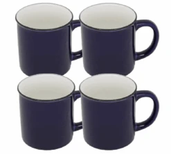 Mug AOC - Retro Bleu Nuit - 4x 250 Ml
