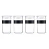4 Bocaux Noirs - Conservation PC PRESSO - 25 Cl -BODUM -Meilleur Café Machines Magasin bodum pc4