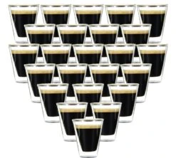 24 Verres Double Paroi Caffeino 8.5 Cl BORMIOLI ROCCO