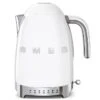Bouilloire SMEG KLF04WHEU Blanc - Température Réglable + Offre Cadeau