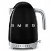 Bouilloire SMEG - Température Réglable - KLF04BLEU Noire 1,7 L + Offre Cadeau -Meilleur Café Machines Magasin bouil noir smeg
