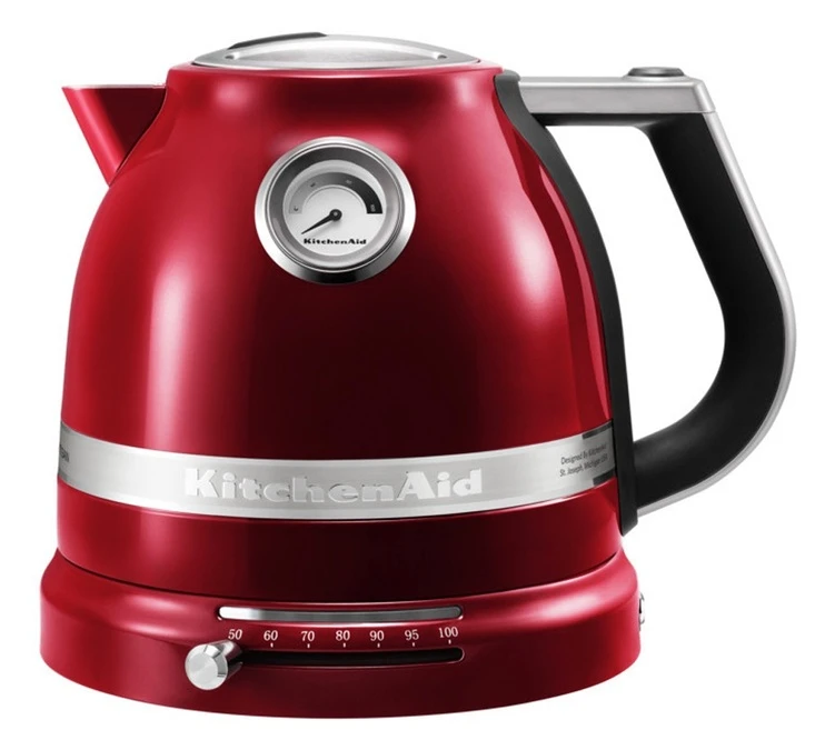 Bouilloire KitchenAid Rouge Pomme D'Amour 1,5L - 5KEK1522ECA + Offre Cadeau 3 Bouilloire KitchenAid Rouge Pomme D'Amour 1,5L - 5KEK1522ECA + Offre Cadeau
