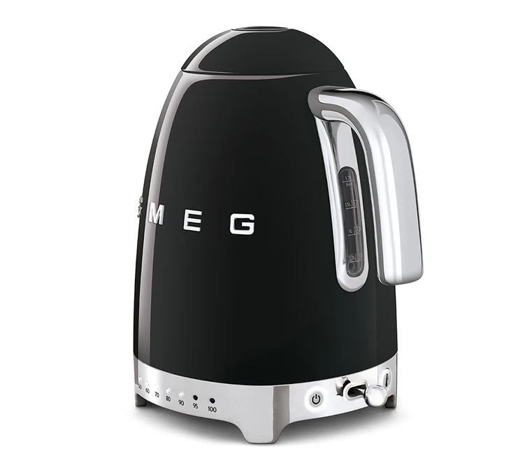 Set Petit-Déjeuner (Toaster - Machine Expresso - Bouilloire) Noir - SMEG 4 Set Petit-Déjeuner (Toaster - Machine Expresso - Bouilloire) Noir - SMEG – Image 2