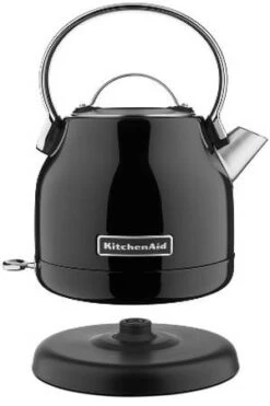 Bouilloire KitchenAid Noire - Onyx - 1.25L + Offre Cadeau -Meilleur Café Machines Magasin bouilloire sans fil noir onyx