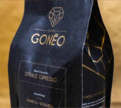 Café En Grains Cafés Gonéo - Stivale Espresso Blend Signature - 1kg -Meilleur Café Machines Magasin cafe grain goneo stivale