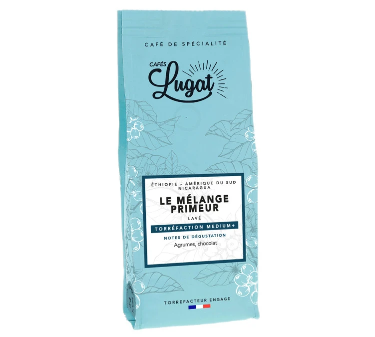 Café En Grains : Le Mélange Primeur - 250g - Cafés Lugat 3 Café En Grains : Le Mélange Primeur - 250g - Cafés Lugat