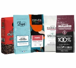 Pack Café Corsé (Exclusivité MaxiCoffee) : 5 Cafés En Grain X 250g