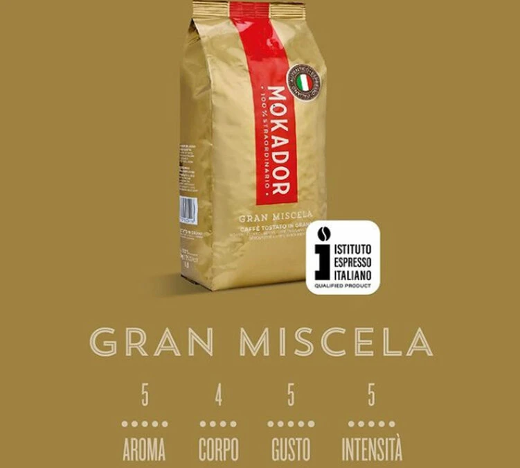 1kg Café En Grain 100% Straordinario Gran Miscela - MOKADOR 4 1kg Café En Grain 100% Straordinario Gran Miscela - MOKADOR – Image 2