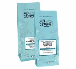 Pack Café En Grains : Brésil - Cerrado Mineiro + Ethiopie - Sidama Nyala - 2x1kg - Cafés Lugat