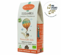 Café En Grains 100% Arabica Bio - 200g - Mademoiselle Adèle - TERRAMOKA -Meilleur Café Machines Magasin cafeengrainterramokaadele200g 2