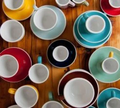 6 Tasses Cappuccino Et Sous-tasses Egg 20 Cl Denim - Loveramics -Meilleur Café Machines Magasin egg collection 9