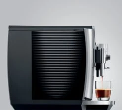 JURA E8 Chrome EB Smart Connect Offert Garantie 3 Ans -Meilleur Café Machines Magasin expresso broyeur jura e8 chrome cote