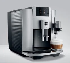 JURA E8 Moonlight Silver EB Smart Connect Offert Garantie 3 Ans -Meilleur Café Machines Magasin expresso broyeur jura e8 moonlight silver cappuccino