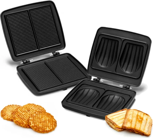 Gaufriers Frifri Multex WA102 Noir + Gaufrettes + Croquemonsieurs 5 Gaufriers Frifri Multex WA102 Noir + Gaufrettes + Croquemonsieurs – Image 3