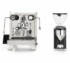 Moulin Expresso ROCKET ESPRESSO Giannino Noir Et Inox -Meilleur Café Machines Magasin giannino noir chrome 4