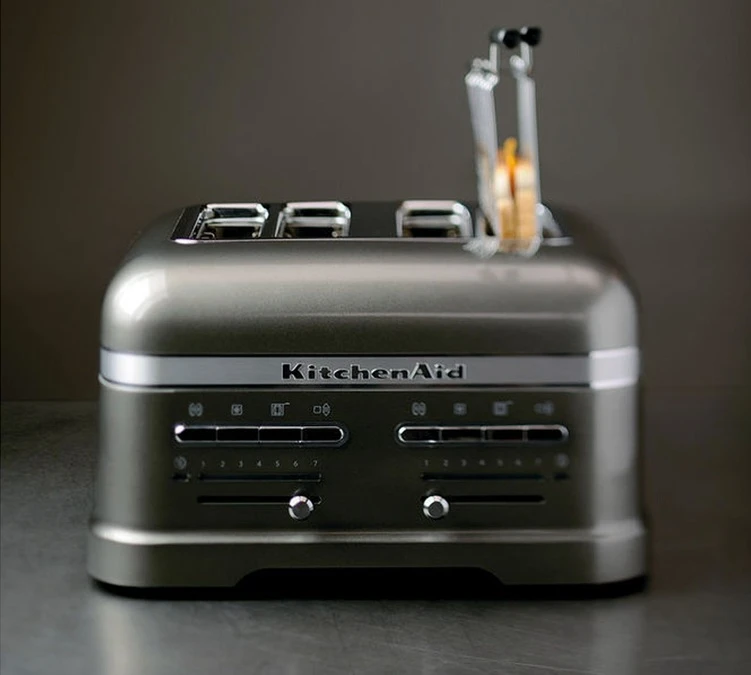Toaster KitchenAid 5KMT4205EMS Artisan 4 Tranches Gris Etain 7 Toaster KitchenAid 5KMT4205EMS Artisan 4 Tranches Gris Etain – Image 5