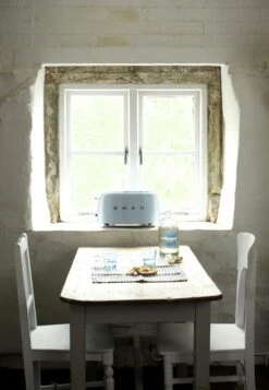 Grille-pain TSF02PBEU 4 Tranches Bleu Azur - SMEG -Meilleur Café Machines Magasin gp amb bleazr