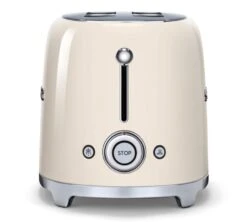 Grille-pain TSF02CREU 4 Tranches - Crème - SMEG -Meilleur Café Machines Magasin gp boutons creme