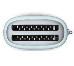 Grille-pain TSF02PGEU 4 Tranches Vert D'eau - SMEG -Meilleur Café Machines Magasin gp fente vertdeau