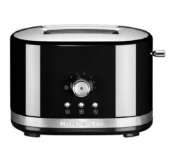 Toaster KitchenAid 5KMT2116EER Noir Onyx 2 Fentes -Meilleur Café Machines Magasin gp noir kitch