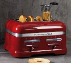 Toaster KitchenAid 5KMT4205ECA Artisan Rouge Pomme D'Amour - 4 Fentes 13 Toaster KitchenAid 5KMT4205ECA Artisan Rouge Pomme D'Amour - 4 Fentes -Meilleur Café Machines Magasin gp rouge 4f