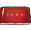 Grille-pain TSF02RDEU 4 Tranches Rouge - SMEG