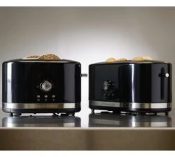 Toaster KitchenAid 5KMT2116EER Noir Onyx 2 Fentes -Meilleur Café Machines Magasin gpnoir amb2