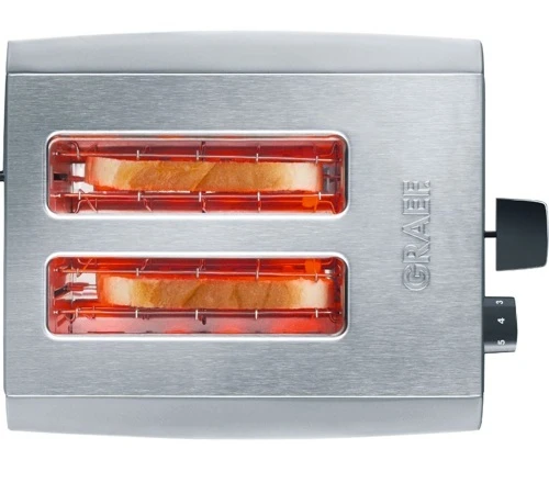 Toaster Graef TO80EU 2 Fentes Inox 4 Toaster Graef TO80EU 2 Fentes Inox – Image 2