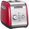 Grille-pain KITCHENAID - Empire Rouge 5KMT221EER -Meilleur Café Machines Magasin grille pain kitchenaid 2fentes rouge inox 1