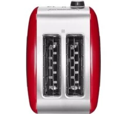 Grille-pain KITCHENAID - Empire Rouge 5KMT221EER -Meilleur Café Machines Magasin grille pain kitchenaid 2fentes rouge inox 1 1