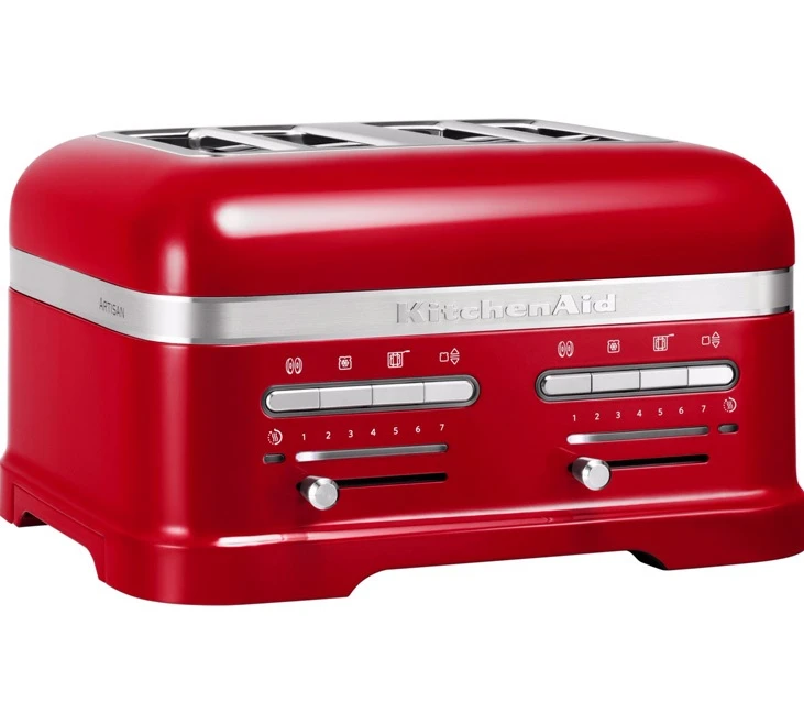 Toaster KitchenAid 5KMT4205ECA Artisan Rouge Pomme D'Amour - 4 Fentes 3 Toaster KitchenAid 5KMT4205ECA Artisan Rouge Pomme D'Amour - 4 Fentes