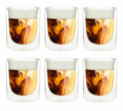 6 Verres Double Paroi Mila 25 Cl - Pylano